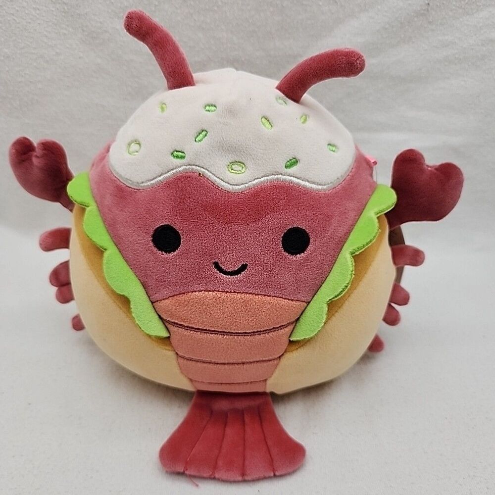 Plush Squishmallows Lorono The Lobster Roll Sous Chef Foodie Squad 8" NEW
